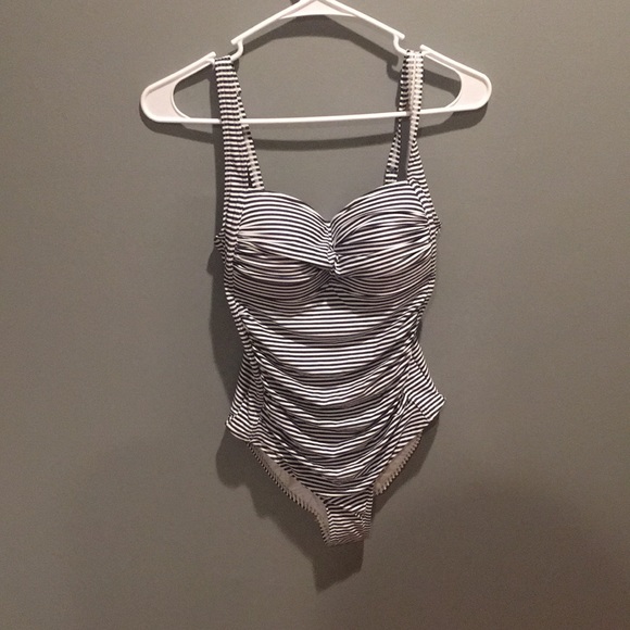 Other - Striped One Piece Swimsuit